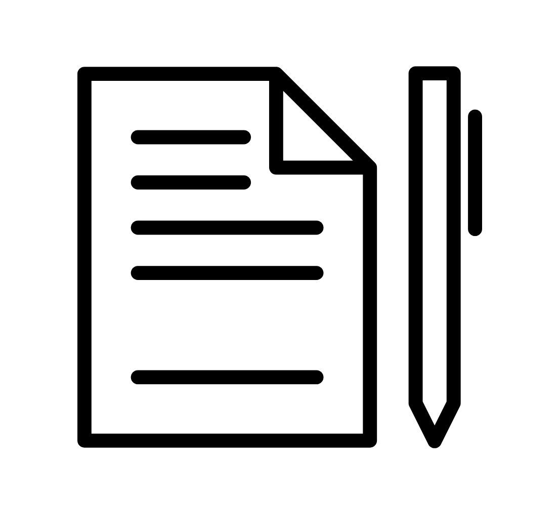 contract with pen svgrepo com